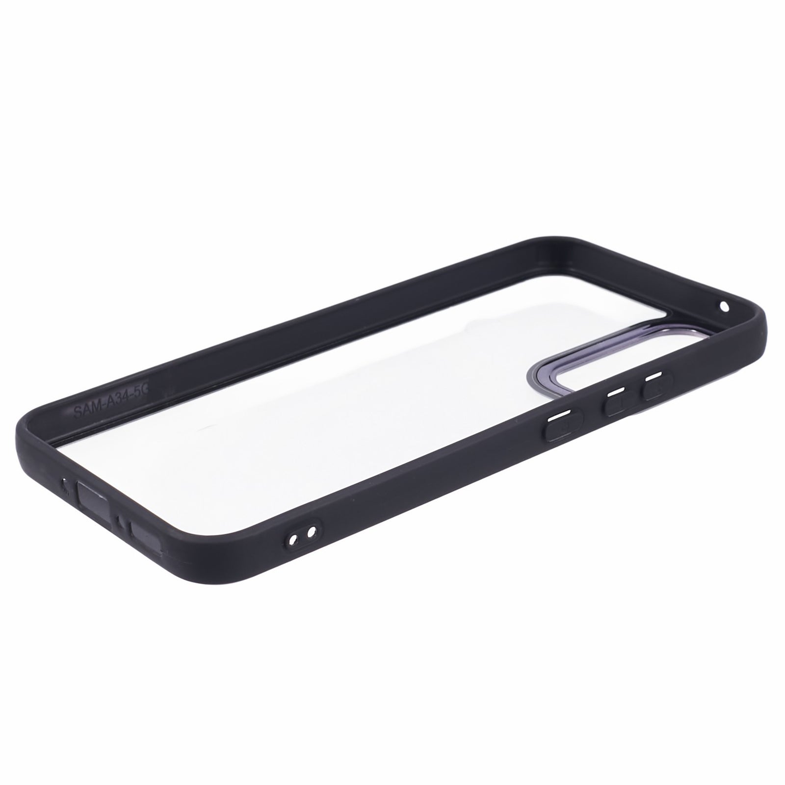 For Samsung Galaxy A34 5G TPU Frame Acrylic Back Phone Case Electroplating Lens Frame Transparent Cover For Samsung Galaxy A34 5G TPU Frame Acrylic Back Phone Case Electroplating Lens Frame Transparent Cover